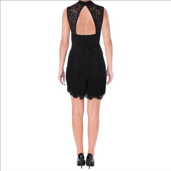 Guess Kylie Black Lace Romper Black Size XS - Picture 3 of 8